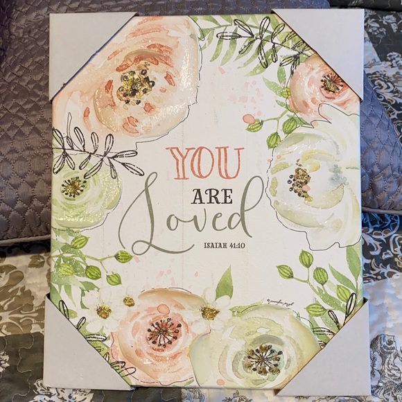 You ARE Loved Decorative Wall Plaque - Picture 6 of 6